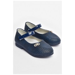 Туфлі для дівчинки темно-синього кольору 202300L