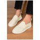 Мокасини жіночі білого кольору 202481L