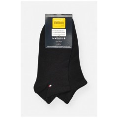 Шкарпетки жіночі спортивні демісезонні чорного кольору 202654L
