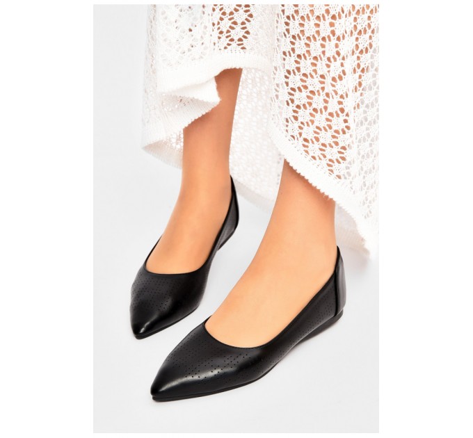 Балетки женские черного цвета 202761L