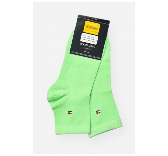 Носки женские демисезонные салатового цвета 202786L