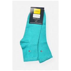 Шкарпетки жіночі демісезонні бірюзового кольору 202787L