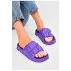 Шльопанці піна жіночі фіолетового кольору 202796L