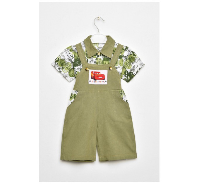 Костюм детский для мальчика цвета хаки 202964L