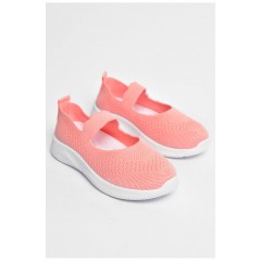 Мокасини дитячі рожевого кольору текстиль 203108L