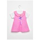 Сарафан+футболка дитячі для дівчинки світло-рожевого кольору 203139L