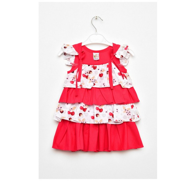 Сарафан дитяча для дівчинки малинового кольору 203141L