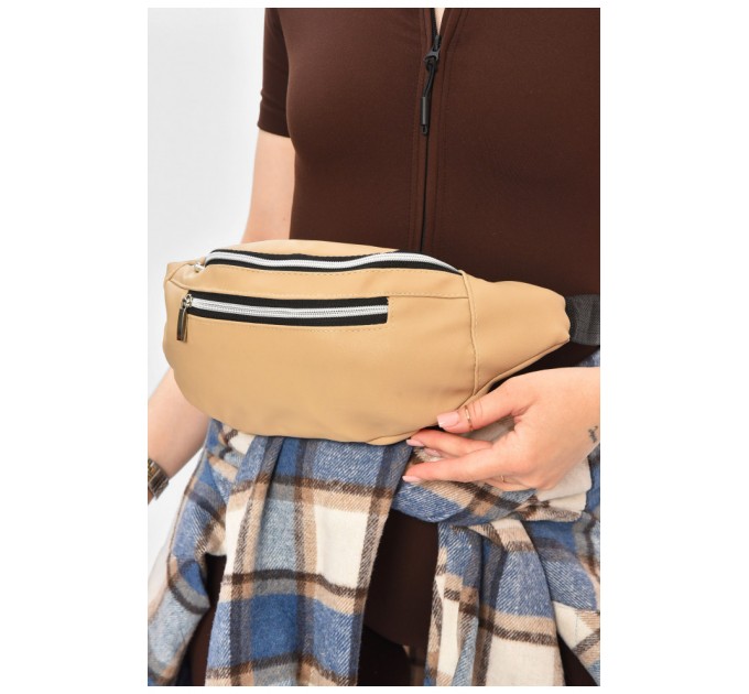 Бананка женская бежевого цвета 203267L