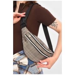 Бананка жіноча сірого кольору 203297L