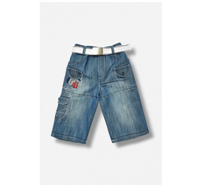 Детские бриджи для мальчика синего цвета 203482L