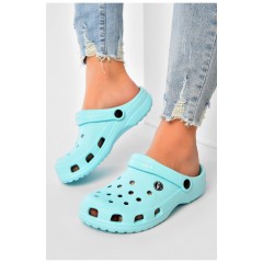 Кроксы женские мятного цвета 203689L