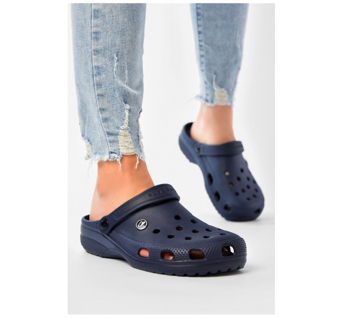 Крокси жіночі темно-синього кольору 203690L