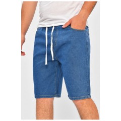 Шорти чоловічі однотонні синього кольору 203710L