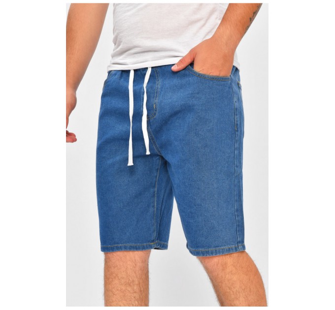 Шорти чоловічі однотонні синього кольору 203710L