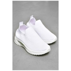 Кросівки дитячі текстильні білого кольору 203712L