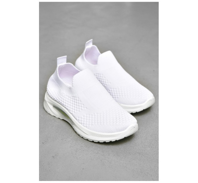 Кросівки дитячі текстильні білого кольору 203712L