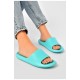 Шльопанці піна жіночі бірюзового кольору 203722L Шльопанці піна жіночі бірюзового кольору 203722L