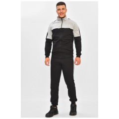 Спортивний костюм чоловічого чорного кольору 204122L