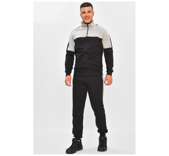 Спортивний костюм чоловічого чорного кольору 204122L