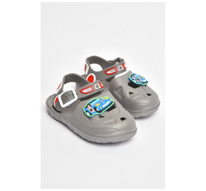 Сандалі дитячі піна для хлопчика сірого кольору 204339L
