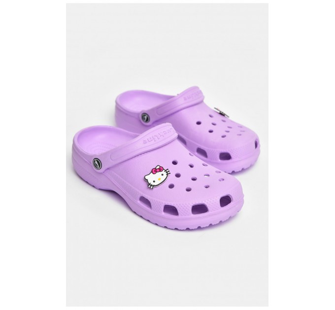 Кроксы детские сиреневого цвета 204356L