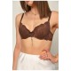 Бюстгальтер женский коричневого цвета чашка В 204623L