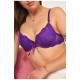 Бюстгальтер жіночий фіолетового кольору чашка В 204624L