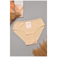 Труси жіночі напівбатальні бежевого кольору 204806L