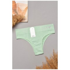 Труси жіночі однотонні м'ятного кольору 204818L