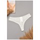 Стринги женские однотонные светло-серого цвета 204860L