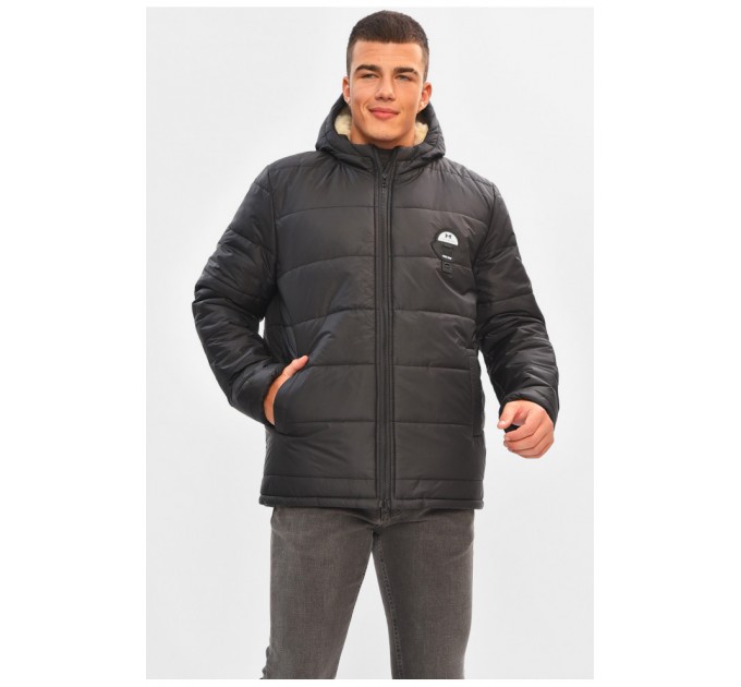 Куртка чоловіча зимова чорного кольору 205028L