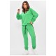 Костюм жіночий однотонний світло-зеленого кольору 205087L Костюм жіночий однотонний світло-зеленого кольору 205087L