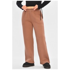 Штани жіночі на флісі кольору мокко 205177L