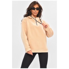 Худые женское на флисе светло-бежевого цвета 205190L