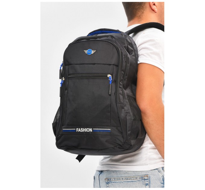 Рюкзак мужской спортивный черного цвета 205215L