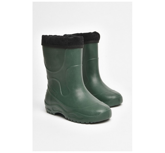 Сапоги пена детские для подростка цвета хаки со съемным носком 205415L