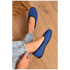 Капці жіночі синього кольору 205441L