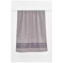 Полотенце банное махровое серого цвета 205526L