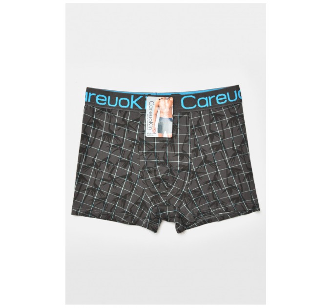 Боксеры мужские темно-серого цвета с принтом 205900L