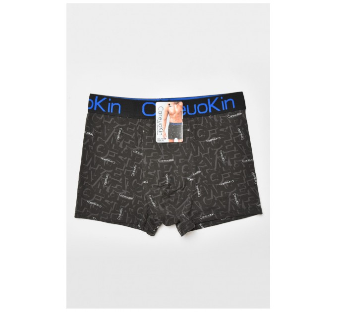 Боксери чоловічі чорного кольору з принтом 205909L