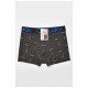 Боксери чоловічі чорного кольору з принтом 205909L