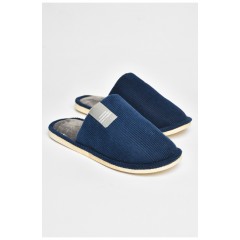 Капці кімнатні чоловічі темно-синього кольору 205941L