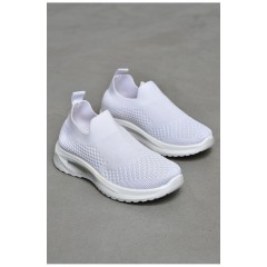 Кросівки дитячі текстильні білого кольору 206150L Кросівки дитячі текстильні білого кольору 206150L