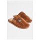 Тапочки комнатные мужские коричневого цвета 206377L