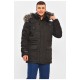 Куртка мужская еврозима черного цвета 206413L