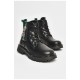 Черевики дитячі для дівчинки чорного кольору зимові 206531L
