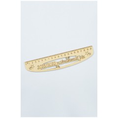 Лінійка 20 см дерев'яна 139394L