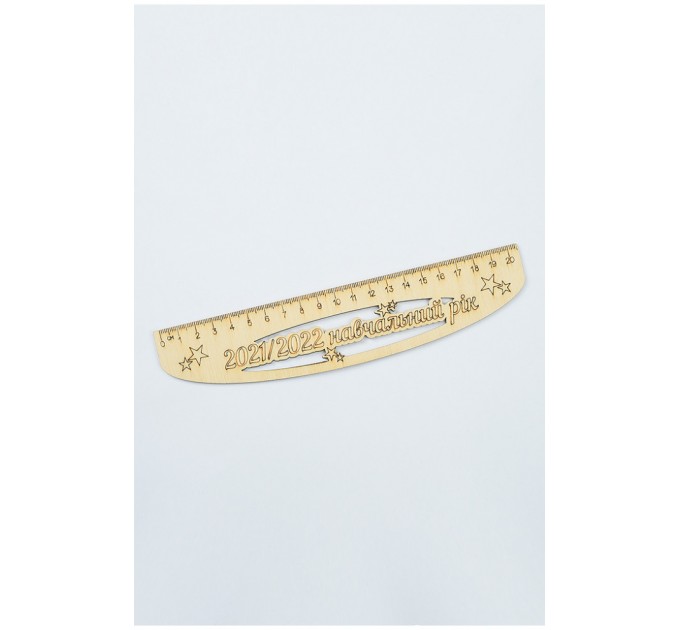 Лінійка 20 см дерев'яна 139394L