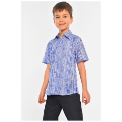 Сорочка дитяча хлопчик синя 148680L