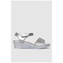 Босоніжки дитячі срібного кольору 155642L Босоніжки дитячі срібного кольору 155642L